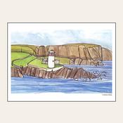 BALLYGLASS LIGHTHOUSE — HEAD IN THE CLOUDS 
