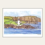BALLYGLASS LIGHTHOUSE — HEAD IN THE CLOUDS 