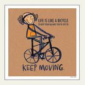 KEEP MOVING (BICYCLE) — HEAD IN THE CLOUDS 