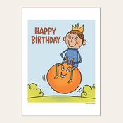 LITTLE BOY ON A SPACE HOPPER — HEAD IN THE CLOUDS 
