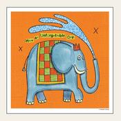 HAVE AN UNFORGETTABLE DAY SQUARE — HEAD IN THE CLOUDS 