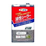 アサヒペン 油性シーラー 4Lートウメイ クリヤ image