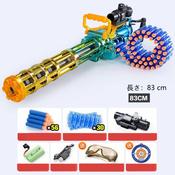 電気 連射 弾丸銃 ガトリングガン アサルト屋外親子相互作用ソフト弾丸おもちゃ重 image