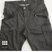 【快適ストレッチ/速乾性有り】TCヘリンボーンストレッチクロップドカーゴパンツ image