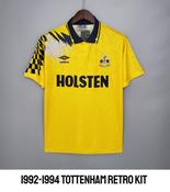 Spurs Retro Jersey 92/94 yellow image