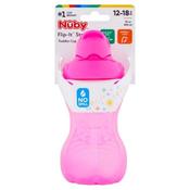 Nuby Flip It Straw Toddler Cup 12-18M (Colour May Vary)