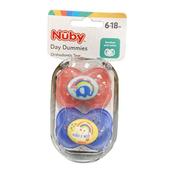 Nuby Day Time Soothers 6-18M Girls image