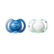 Nuby Nightime Soothers 6-18M Boys image