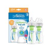 Dr Brown's Options + 2Pk Bottle Wide Neck 270Ml