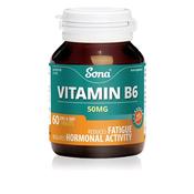 Sona Vitamin B6 50Mg 60 Tablets image
