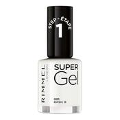 Rimmel Super Gel Nail Polish Basic White 12Ml 001 image