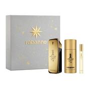 Paco Rabanne 1 Million Men's Fragrance Gift Set (100Ml Edt, 150Ml Deodorant Spray &amp; 10Ml Edt)