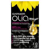 Garnier Olia 1.0 Deep Black Permanent Hair Dye image