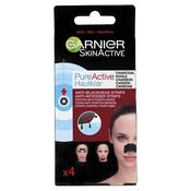 Garnier Pure Active  Charcoal Nose Strips 4 Pack image