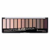 Rimmel Magnif'eyes 12 Pan Eyeshadow Palette Blush Edition 14G 002