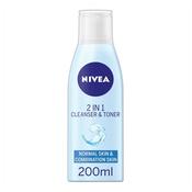 Nivea Daily Essentials Refreshing 2 In 1 Cleanser &amp; Toner 200Ml image