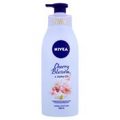 Nivea Body Oil In Lotion Cherry Blossom &amp; Jojoba Oil Pump 400Ml image