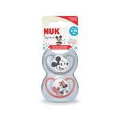 Nuk Space Soothers Girls Twin Pack 6-18M image