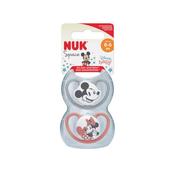 Nuk Space Soothers Twin Pack 0-6M+