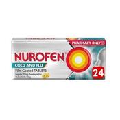 Nurofen Cold &amp; Flu 24 Tablets