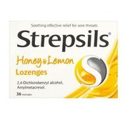 Strepsils Honey &amp; Lemon 36 Lozenges
