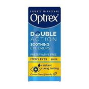 Optrex Double Action Soothing Eye Drops For Itchy Eyes 10Ml image