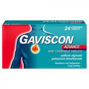 Gaviscon Advance Peppemint Chewable 24 Tablets image