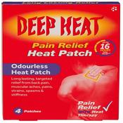 Deep Heat Patch 4 Pack