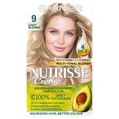 Garnier Nutrisse 9 Light Blonde Permanent Hair Dye image
