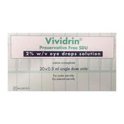 Vividrin 2% Eye Drops Single Dose Units 20 image