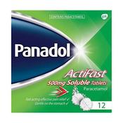 Panadol Actifast Soluble (Paracetamol) 12 Tablets image