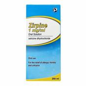 Zirpine 1Mg/Ml (Cetirizine) Oral Solution 200Ml