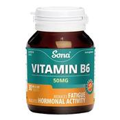 Sona Vitamin B6 50Mg Tablets 30 image