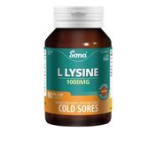Sona L Lysine 1000Mg 90 Tablets image