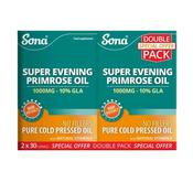 Sona Super Evening Primrose Oil 1000Mg Double Pack Capsules image