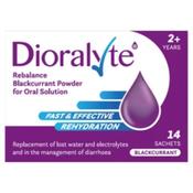 Dioralyte Rebalance Blackcurrant Sachets 14S