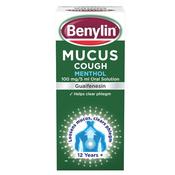 Benylin Mucus Cough Menthol Flavour Syrup 125Ml
