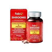 Fabu Shrooms Cholesterol &amp; Heart 90 Tablets image