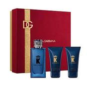 Dolce &amp; Gabbana K Men's Fragrance Gift Set (100Ml Edt, 50Ml Shower Gel &amp; 50Ml Aftershave Balm)