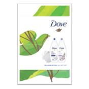 Dove Blissfully Relaxing Bodywash Collection2 X 225Ml Bodywash, 50G Shower Puff