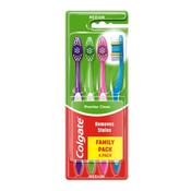 Colgate Premier Clean Toothbrush Medium 4 Pack image