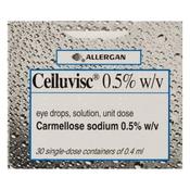 Celluvisc 0.5% Carmellose Eye Drops 30 Single Unit Doses image