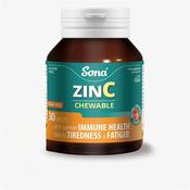 Sona Zinc C Chewable 30 Tablets  image