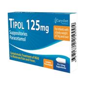 Tipol 125Mg Paracetamol Suppositories 10S