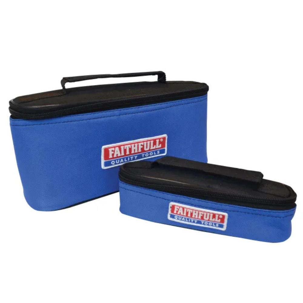 Faithfull Smoothing and Block Hand Plane Set with Carry Bags