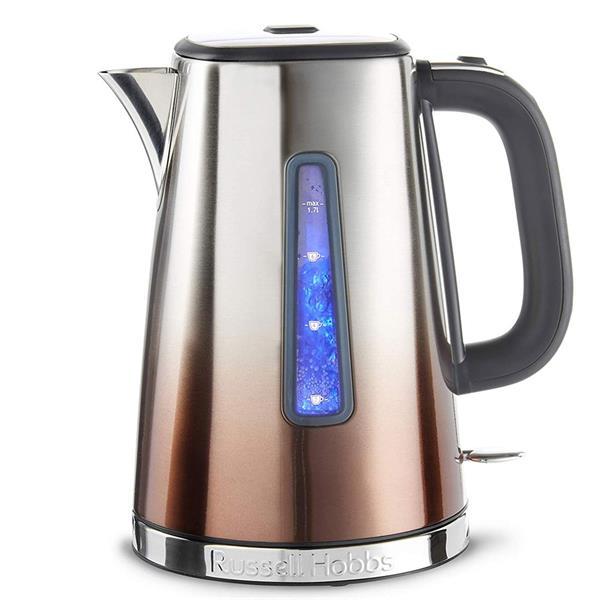 Russell Hobbs Eclipse Kettle Copper Sunset 1.7 Litre Rapid Boil Zone Illuminated Water Window