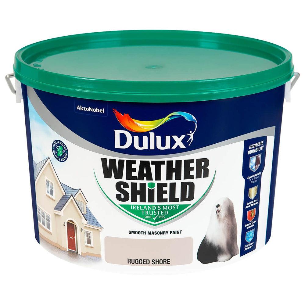 Dulux Weathershield Masonry Paint Rugged Shore 10L Exterior Use Opaque