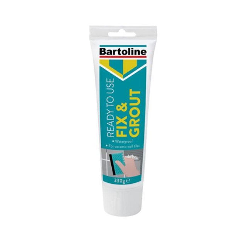Bartoline Fix & Grout Tile Adhesive Waterproof White Size 330g