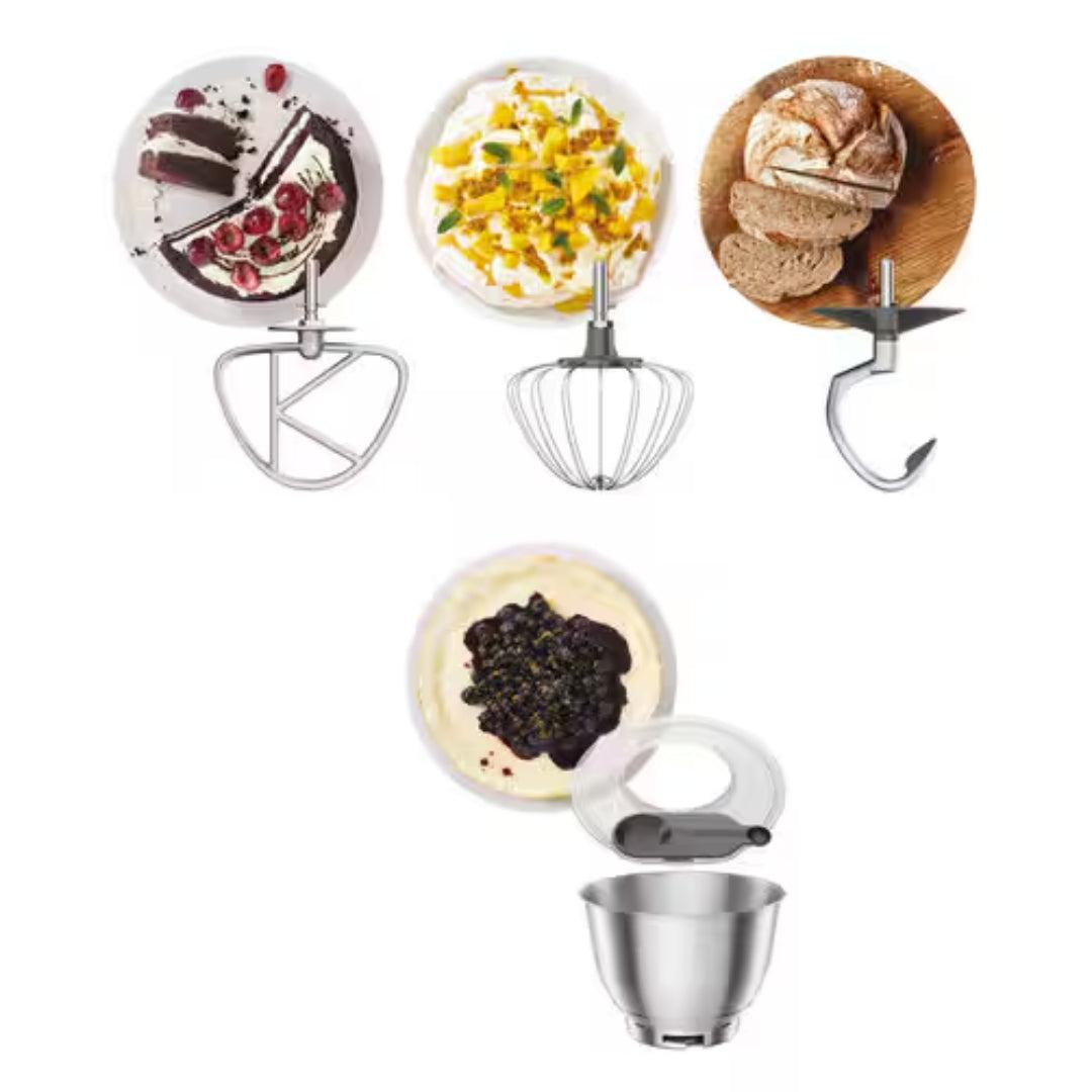Kenwood Go Stand Mixer - Grey | Stainless Steel Bowl | 4L Bowl Capacity
