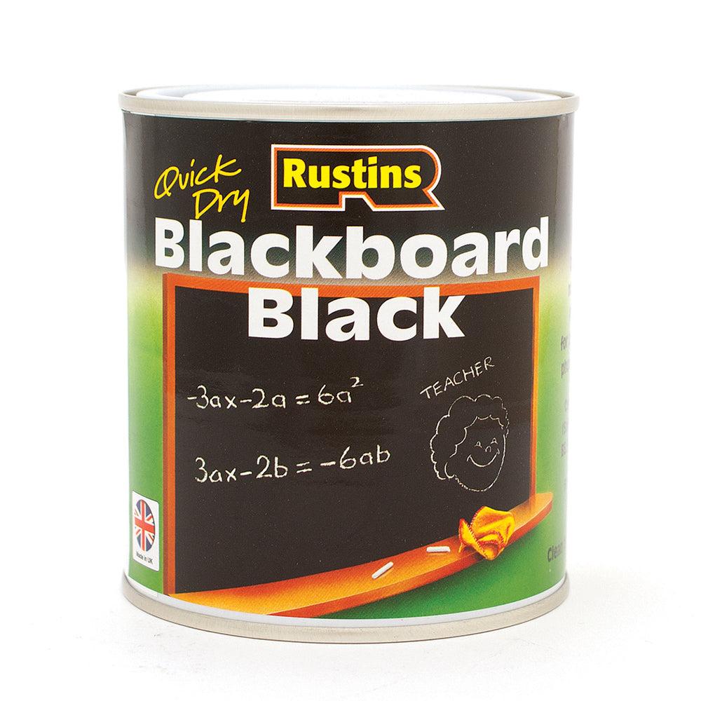 Rustins Blackboard Paint Black 500ml Quick Dry
